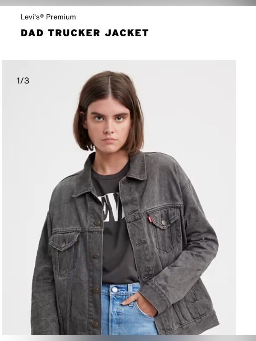 Levi's Dad Trucker Jacket size LARGE